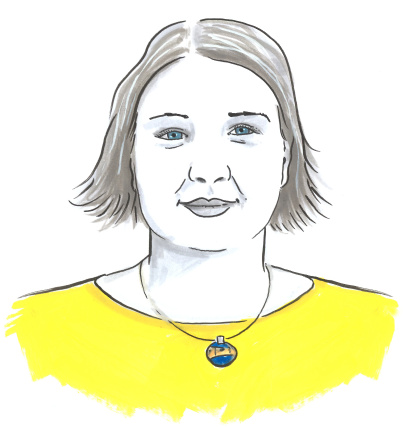 Sketch of Olga Jurasz