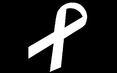 White ribbon symbol representing the global campaign to end violence against women and promote gender equality.
